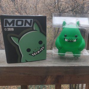 New Boxed MON The Adorable Little Monster Figure Green GIFT!